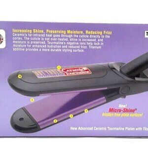 Hot Tools Professional 2" Ceramic Tourmaline Flat Iron 170 watts Model 1177